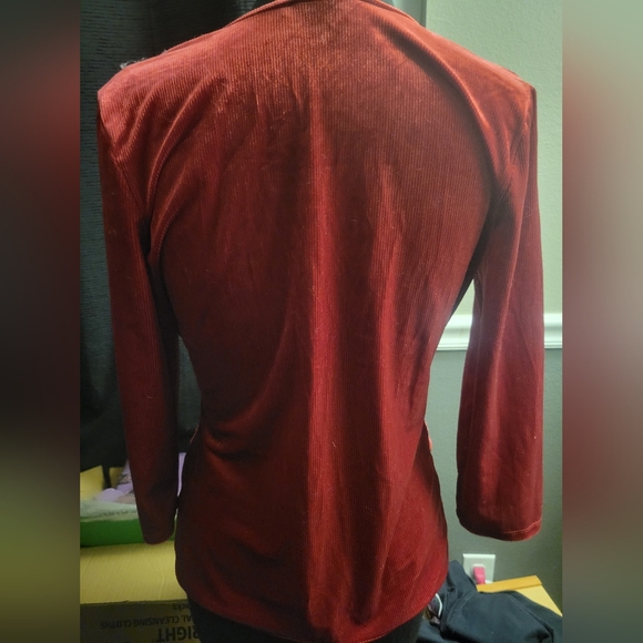 Express Velvety 3/4 Top - Picture 2 of 3